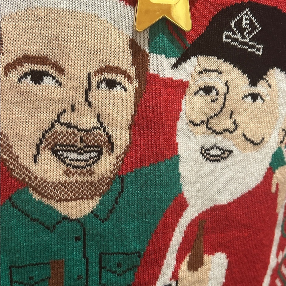 TIPSY ELVES Luke Bryan Ugly Christmas Sweater Mens M NWOT - Picture 4 of 7